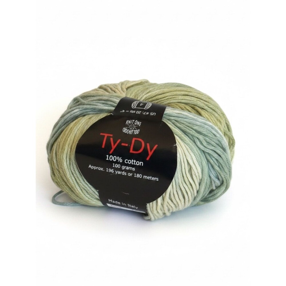 Ty-Dy 100% Cotton Yarn in Sage & Pale Green